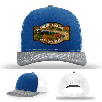 Land of the Sky Leather Patch Hat North Carolina