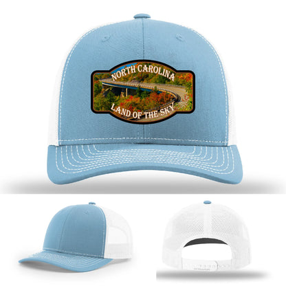 Land of the Sky Leather Patch Hat North Carolina