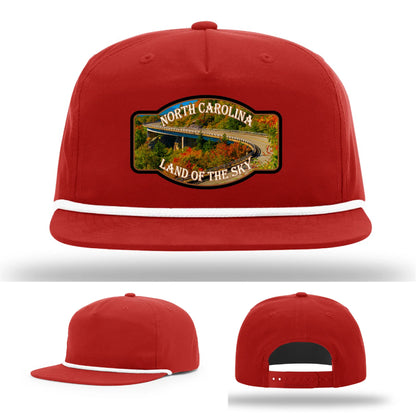 Land of the Sky Leather Patch Hat North Carolina
