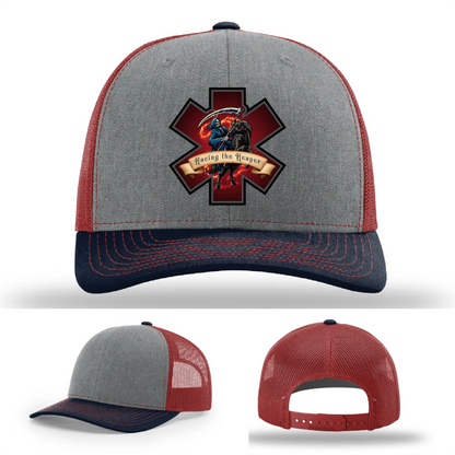 EMS Reaper Leather Patch Hat