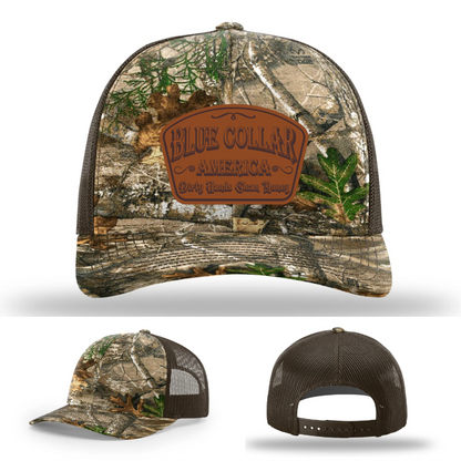 Dirty Hands Clean Money Leather Patch Hat