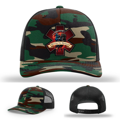 EMS Reaper Leather Patch Hat
