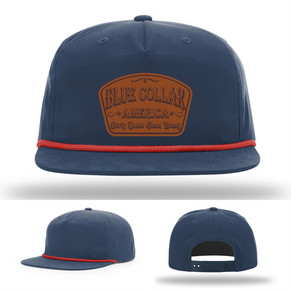 Dirty Hands Clean Money Leather Patch Hat