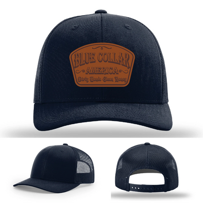 Dirty Hands Clean Money Leather Patch Hat