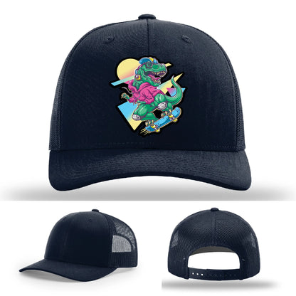 Skater Rex Leather Patch Hat