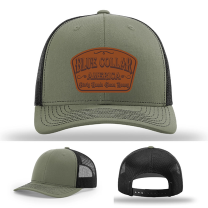 Dirty Hands Clean Money Leather Patch Hat
