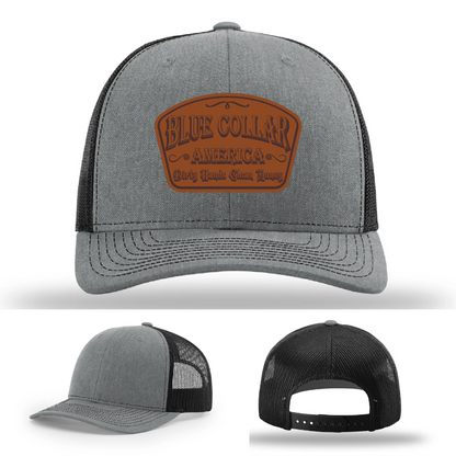 Dirty Hands Clean Money Leather Patch Hat