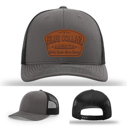 Dirty Hands Clean Money Leather Patch Hat