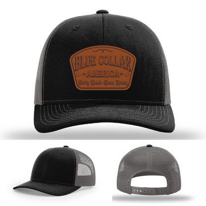 Dirty Hands Clean Money Leather Patch Hat