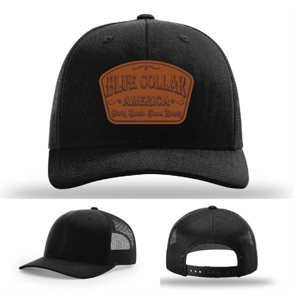Dirty Hands Clean Money Leather Patch Hat