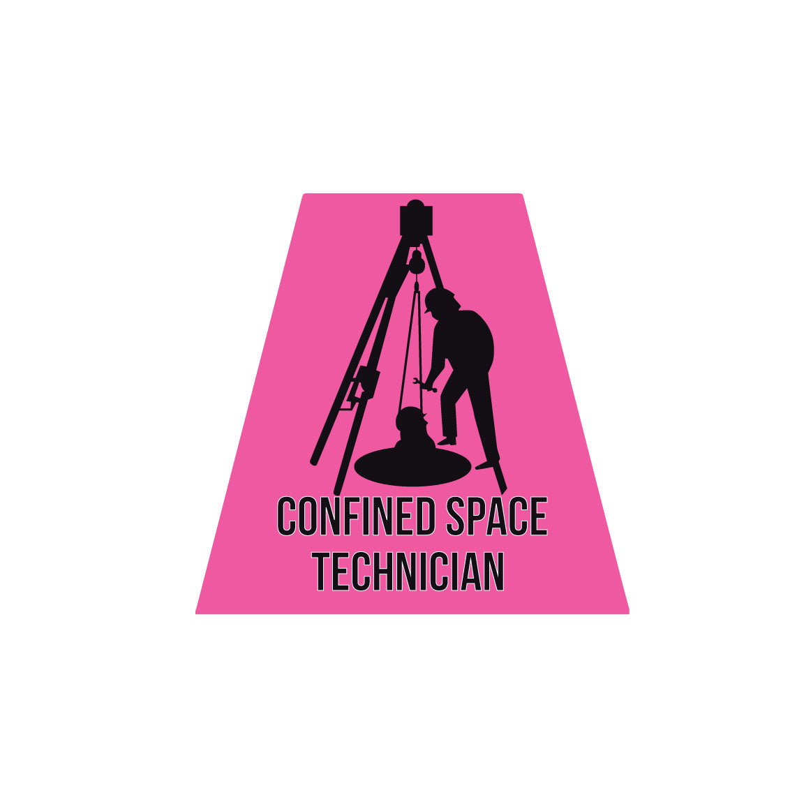 CONFINED SPACE TECHNICIAN REFLECTIVE HELMET (TET) TETRAHEDRON
