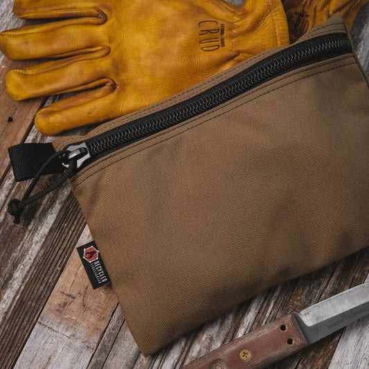 Flat Zippered Gear Pouch - Large