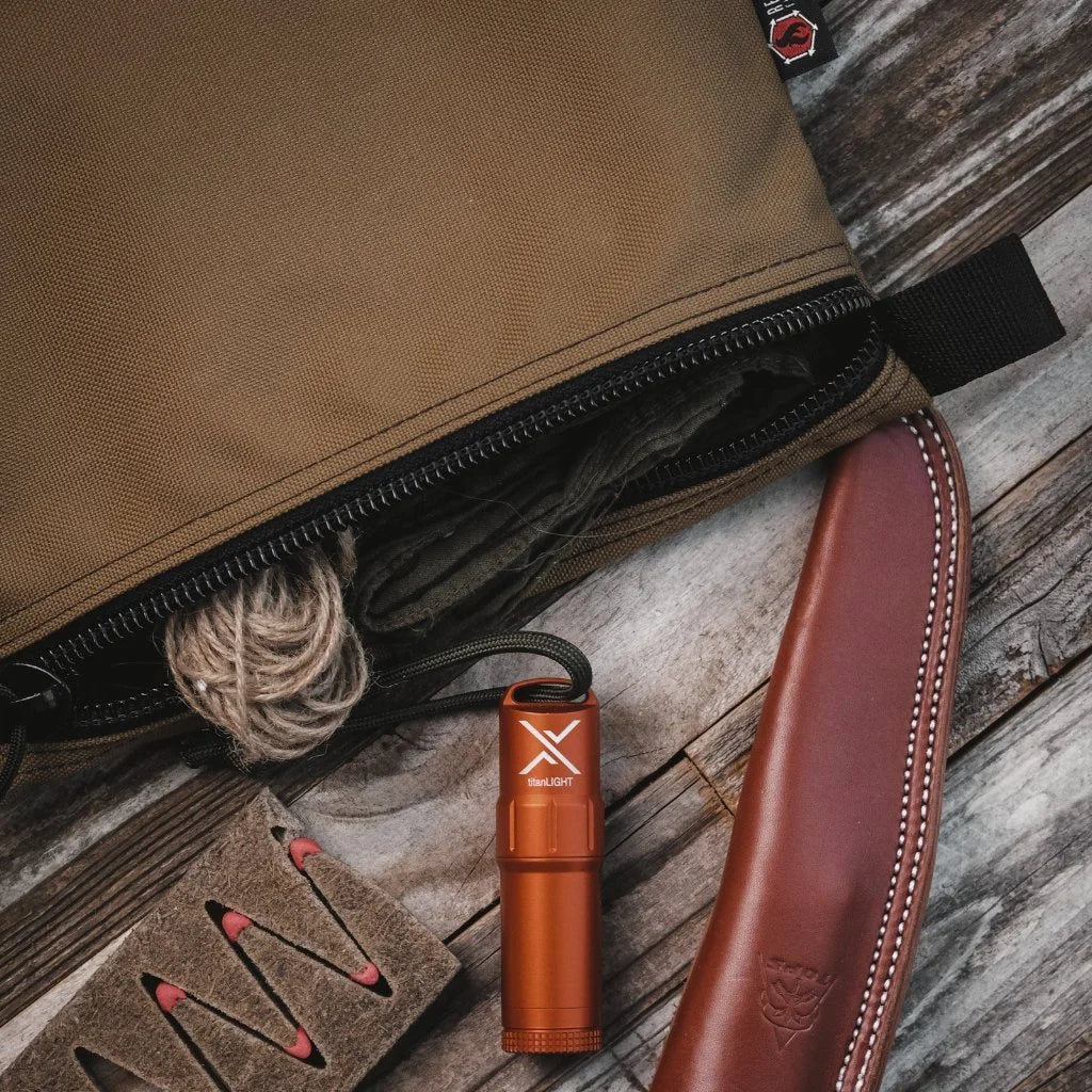 Flat Zippered Gear Pouch - Large