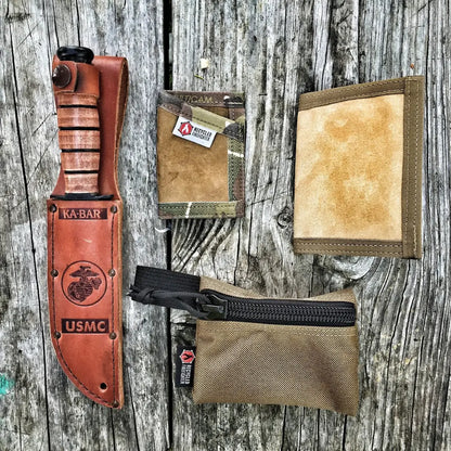 Flat Zippered Gear Pouch - Small