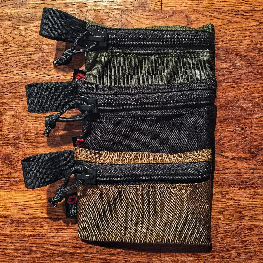 Flat Zippered Gear Pouch - Small