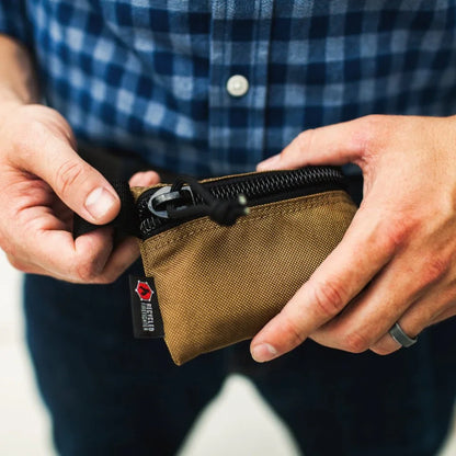 Flat Zippered Gear Pouch - Small