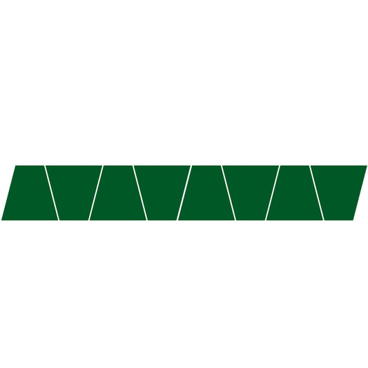 DARK GREEN REFLECTIVE HELMET (TET) TETRAHEDRON 8 PACK