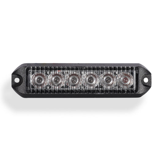 6 LED Emergency Vehicle Grill Warning Light Head