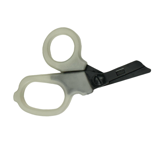 MINI Compact Medical Tactical Trauma Shears Phantom Orange Glow Clearance