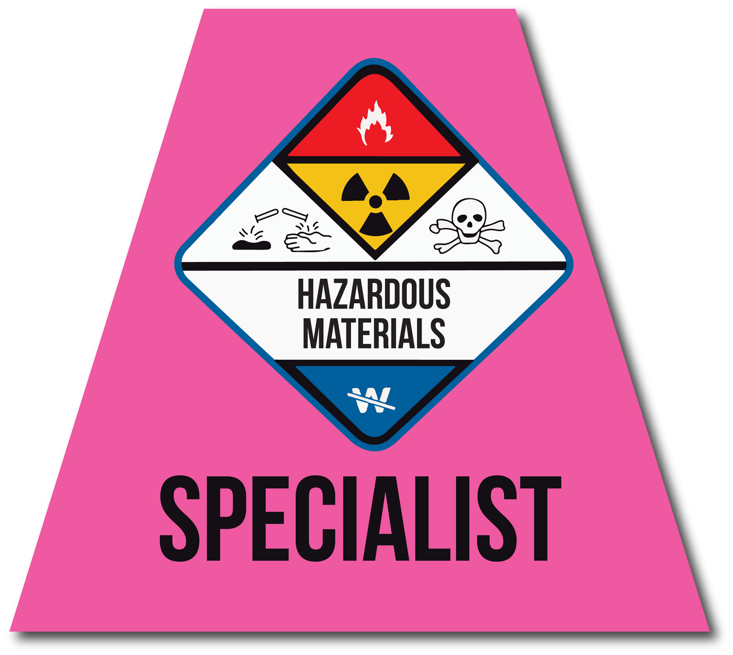 HAZMAT SPECIALIST REFLECTIVE HELMET (TET) TETRAHEDRON