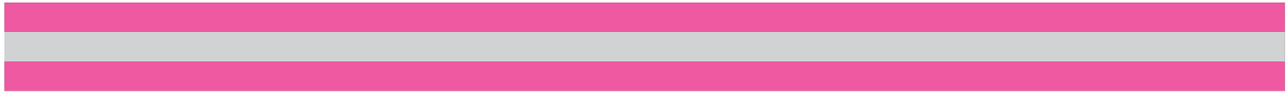 PINK & GREY TRIPLE STRIPE REFLECTIVE HELMET TRIM