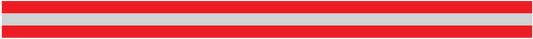 RED & GREY TRIPLE STRIPE REFLECTIVE HELMET TRIM