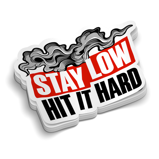 Stay Low | Firefighter Stickers