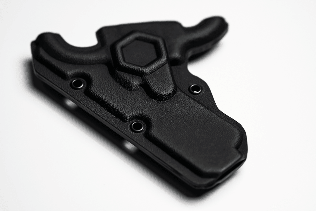 Black MINI Compact EMT and First Responders Rescue Shears Kydex Holder | ONE SHEAR®
