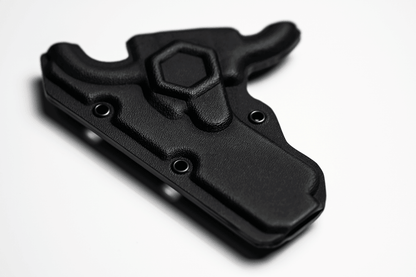 Black MINI Compact EMT and First Responders Rescue Shears Kydex Holder | ONE SHEAR®