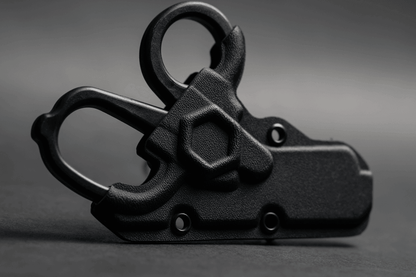 Black MINI Compact EMT and First Responders Rescue Shears Kydex Holder | ONE SHEAR®